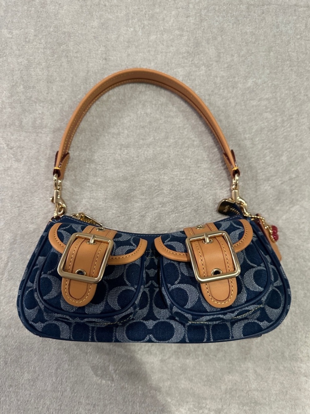 Coach Ashton bag in denim! Worn a few times like new!